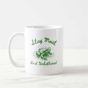 Bleib Feucht und Unbesorgt Frosch-Tasse – Lustiges Kaffeetasse