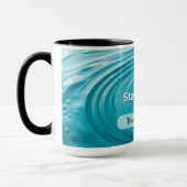 Bleib fokussierter Kreis Tasse (Links)
