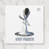 Bleib freakig! Braut von Frankenstein Geschenkanhänger (Rückseite)