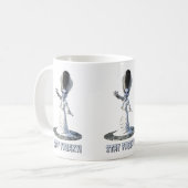 Bleib freakig! Braut von Frankenstein Kaffeetasse (Vorderseite Links)