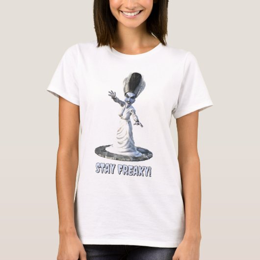 Bleib freakig! Braut von Frankenstein T-Shirt (Vorderseite)