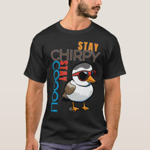 Bleib fröhlich, bleib cool - Retro-Vogelvibes T-Shirt