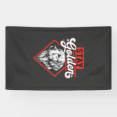 Bleib golden Golden Retriever Hund Banner (Horizontal)