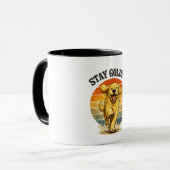 BLEIB GOLDEN TASSE (Vorderseite Links)