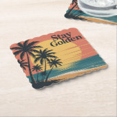 Bleib golden untersetzer (angewinkelt)