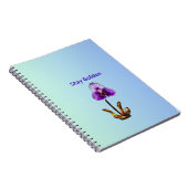 Bleib Goldene Orchidee Notizblock (Rechte Seite)