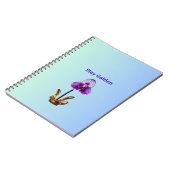 Bleib Goldene Orchidee Notizblock (Linke Seite)