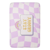 Bleib groovy badematte (Vorderseite Vertikal)