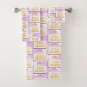Bleib groovy badhandtuch set (Insitu)