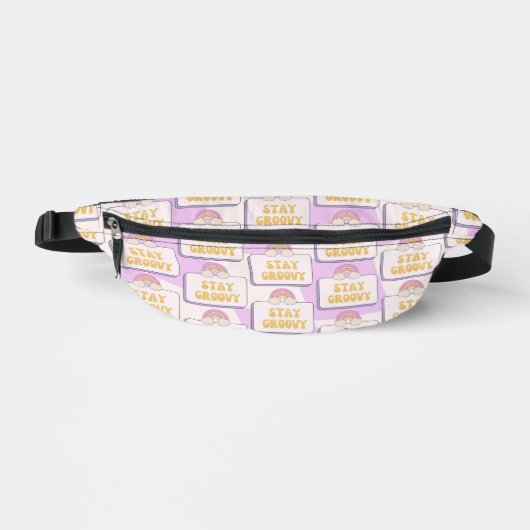 Bleib groovy bauchtasche (Vorderseite)