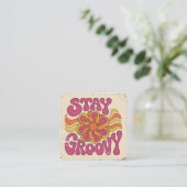 Bleib Groovy Begleitkarte (Stehend Vorderseite)