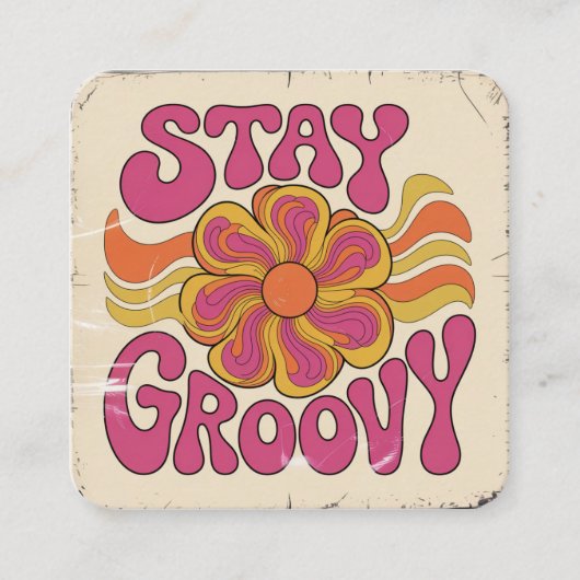 Bleib Groovy Begleitkarte (Vorderseite)