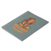 Bleib Groovy Capybara Süß Retro Individuell Notizblock (Linke Seite)