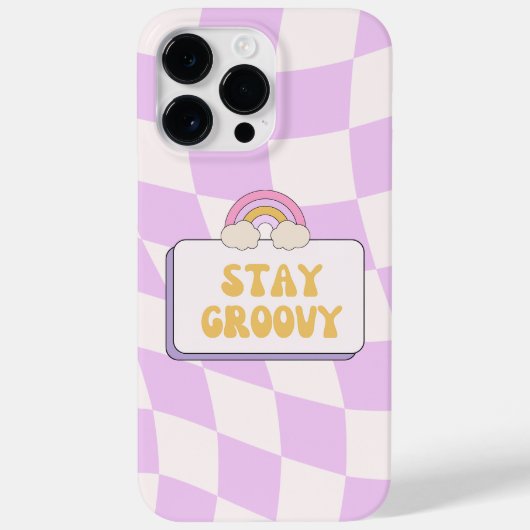 Bleib groovy Case-Mate iPhone hülle (Rückseite)