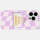 Bleib groovy Case-Mate iPhone hülle (Rückseite (Horizontal))