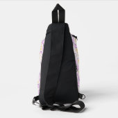 Bleib groovy crossbody bag (Rückseite)