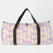 Bleib groovy duffle bag (Rückseite)