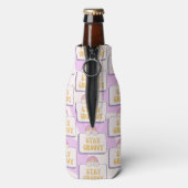 Bleib groovy flaschenkühler (Flasche Rückseite)
