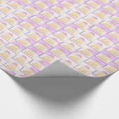 Bleib groovy geschenkpapier (Ecke)
