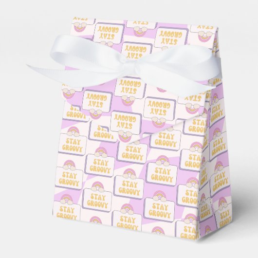 Bleib groovy geschenkschachtel (Vorderseite)