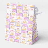 Bleib groovy geschenkschachtel (Rückseite)