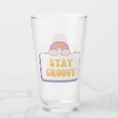 Bleib groovy glas (Rückseite)