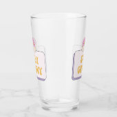 Bleib groovy glas (Rechts)