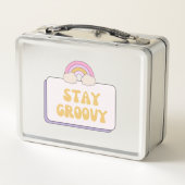 Bleib groovy metall brotdose (Rückseite)