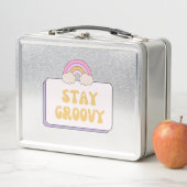 Bleib groovy metall brotdose (Beispiel)