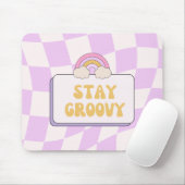 Bleib groovy mousepad (Mit Mouse)