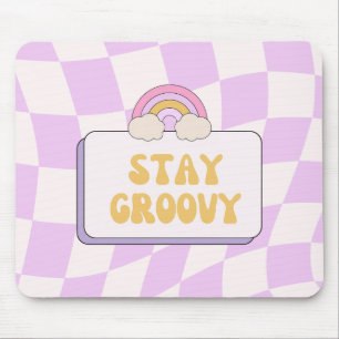 Bleib groovy mousepad