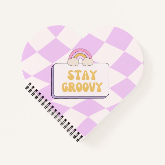 Bleib groovy notizblock (Vorderseite)