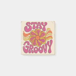 Bleib groovy post-it klebezettel