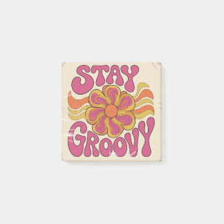 Bleib groovy post-it klebezettel