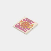 Bleib groovy post-it klebezettel (angewinkelt)
