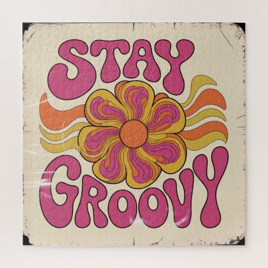 Bleib Groovy Puzzle (Vertikal)