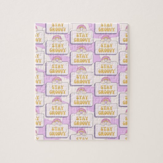 Bleib Groovy Puzzle (Vertikal)