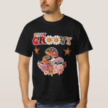 Bleib Groovy Retro Pilz & Gänseblümchen Vintage