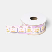 Bleib groovy ripsband (Spule)