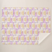 Bleib groovy sherpadecke (Vorderseite (Horizontal))