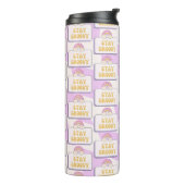 Bleib groovy thermosbecher (Nach links gedreht)