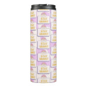 Bleib groovy thermosbecher (Rückseite)