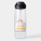 Bleib groovy trinkflasche (Rückseite)