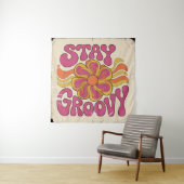 Bleib groovy wandteppich (Beispiel)