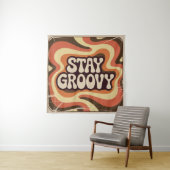 Bleib groovy wandteppich (Beispiel)
