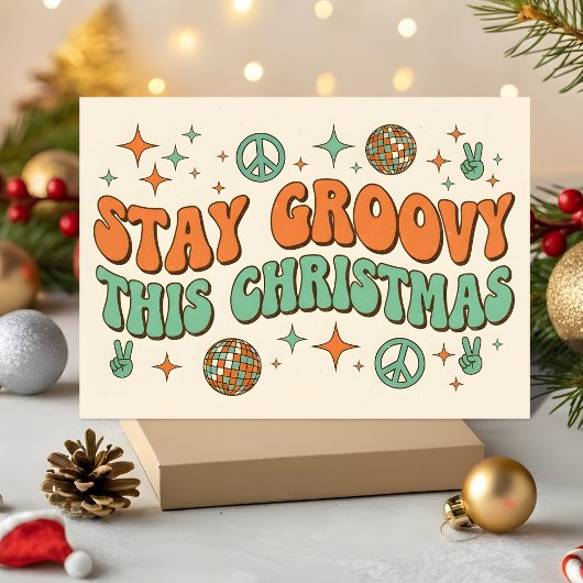 Bleib groovy zu Weihnachten