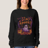 Bleib Gruselig | ExDesigner | Halloween Sweatshirt (Vorderseite)