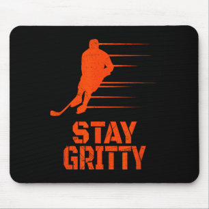 Bleib Hart Witzig Eishockey Philly Geschenk Vintag Mousepad