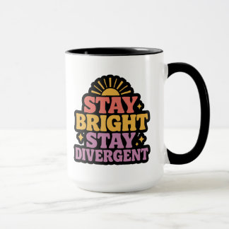 Bleib hell, bleib divergent tasse
