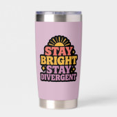 Bleib hell, bleib divergent thermobecher (Rückseite)